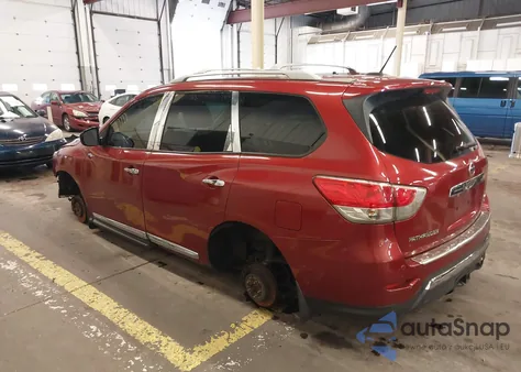 2014 Nissan Pathfinder Sl из США, поврежденный, VIN 5N1AR2MM9EC708378